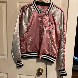 Charlotte Russe sheen jacket size M